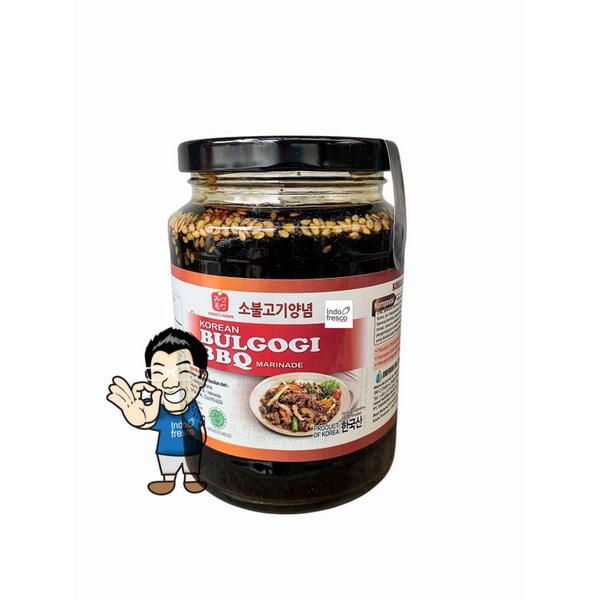 Gambar Jinsung Saus Bumbu Marinasi Barbekyu Korean Marinade BBQ Sauce 500g - Bulgogi BBQ dari IndoFresco undefined Tokopedia