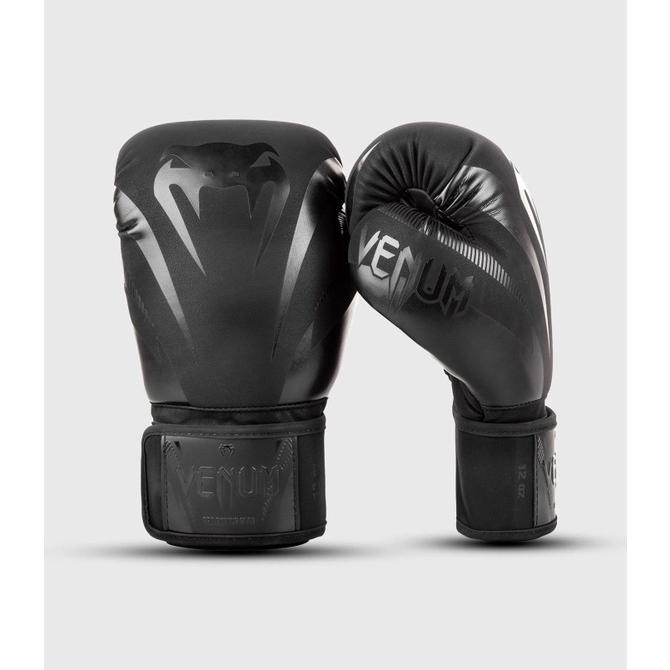 Gambar Venum Impact Muaythai Boxing Gloves - Black/Black - 10 dari boxgaleria undefined Tokopedia