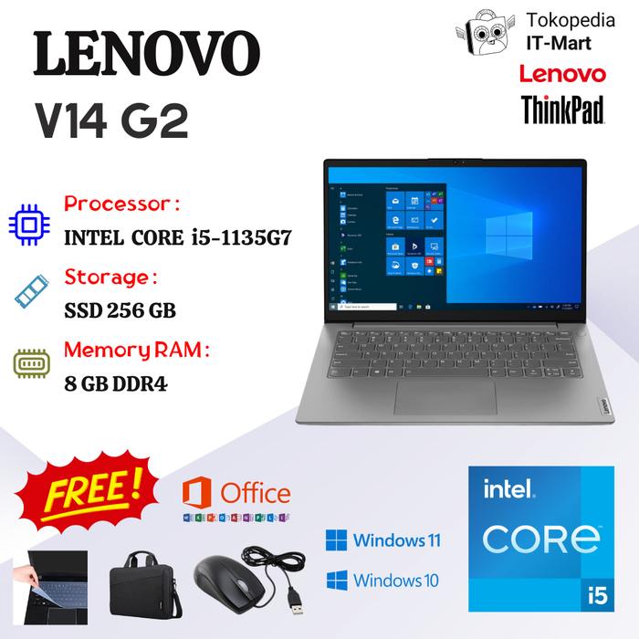 LENOVO V14 G2 INTEL CORE i5-1135G7 RAM 8GB 256GB SSD 14