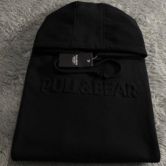 Jual TERBARU JAKET SWEATER HOODIE PULL AND BEAR PUTIH PREMIUM