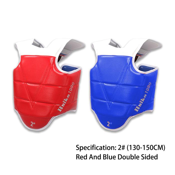 Gambar Body Protector Taekwondo Anak Pelindung Dada Taekwondo Pelindung Badan Dua Sisi - 2#(130-150CM) dari Mireading undefined Tokopedia