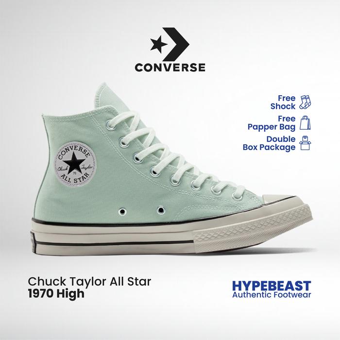 Converse chuck taylor 70s green/mint egret hi 100% original 36