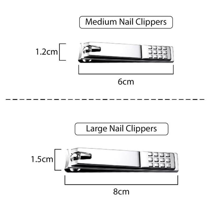 Gambar Gunting Kuku Premium Stainless Tajam - Nail Cutter Best Quality - SILVER MEDIUM dari Aurel Babyshop undefined Tokopedia