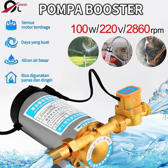 Gambar 150W Keran Pompa Booster / Otomatis Pompa Pendorong Tekanan Air Booster Pump 100 Watt Mesin Pompa Otomatis/220V Booster Air Pendorong/300W Termurah Ready Terbaik - 100W dari Anti`Hero undefined Tokopedia