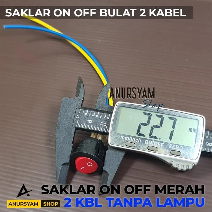 Jual Saklar ON OFF 2 Pin 3 Pin Plus Kabel / Saklar Serbaguna Switch ON ...