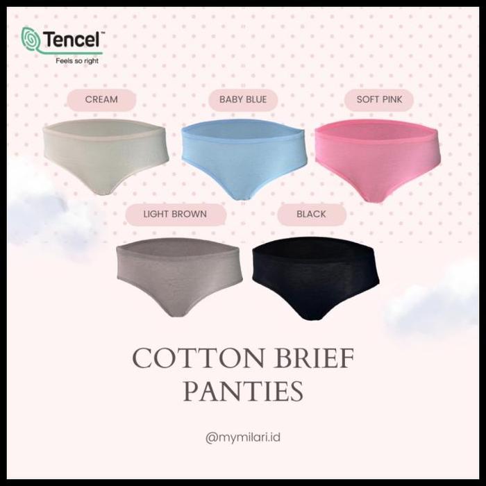 Gambar Milari | Milari Tencel Panties, 5Pcs Panties/ Pouch Terlaris - M dari rumaysa grosir undefined Tokopedia