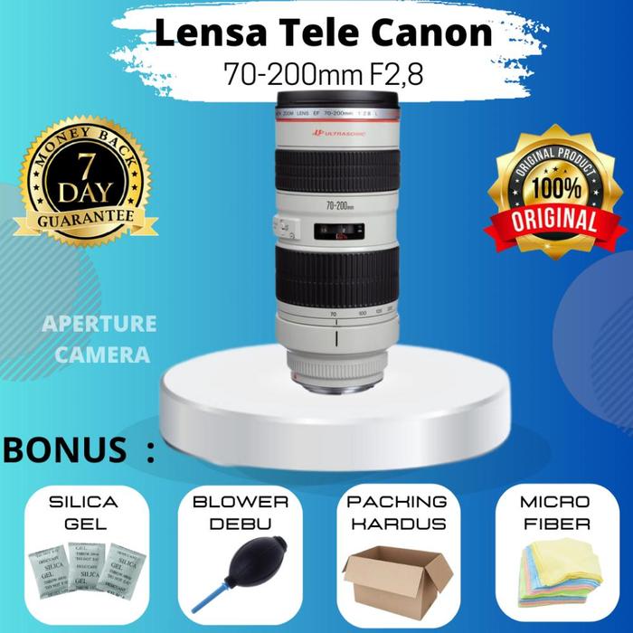 Jual LENSA TELE CANON 70-200MM L USM MULUS MURAHHH NO JAMUR