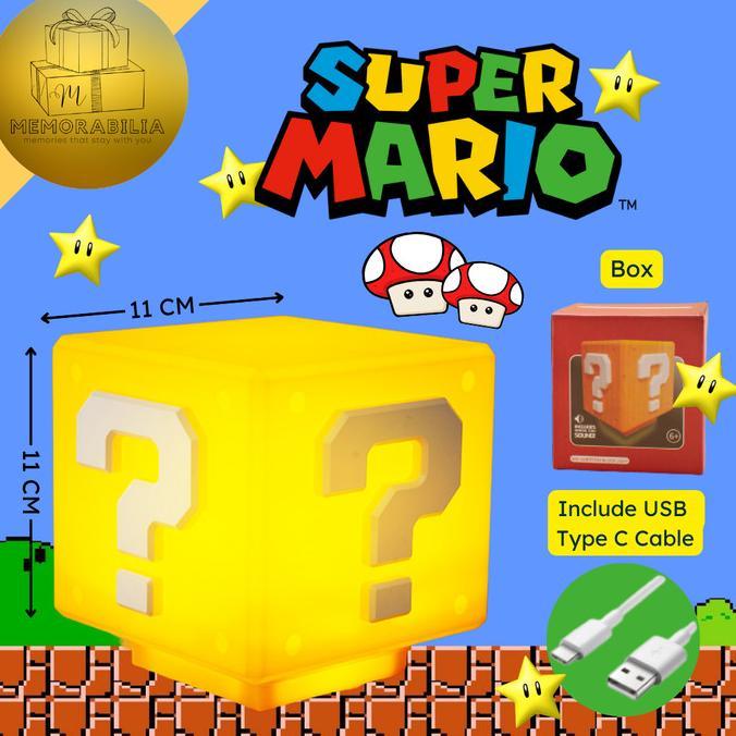 Gambar Mainan Anak Super Mario Lampu Tidur Meja Hadiah Kado Ulang Tahun Night Lamp - SuperMarioLamp dari TriHary undefined Tokopedia