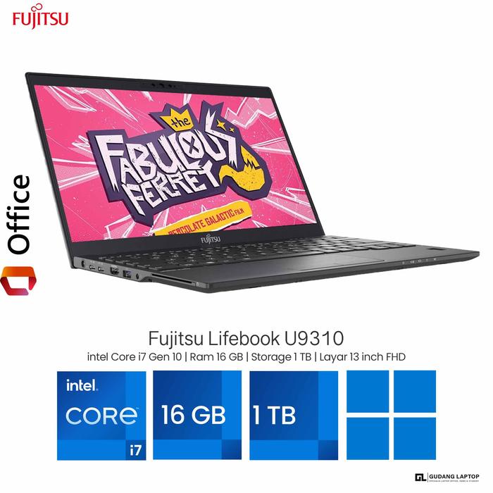 Gambar LAPTOP FUJITSU LIFEBOOK 9310 U939 i7 GEN 10/8 RAM 16 GB SSD 512 GB LAYAR 13 - U939 i7/8 RAM 8, SSD 256 GB dari GudangLaptoopBtm undefined Tokopedia
