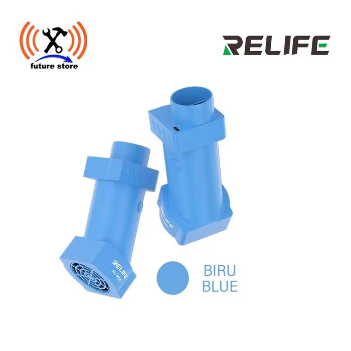 Gambar Relife RL-6600 Type-C Charging Powerful Microscope Smoke Extractor Hitam / Biru / Abu Abu - Kipas Penyedot Asap Microscope - Kipas Penghisap Asap Solder - Biru Muda dari future store undefined Tokopedia