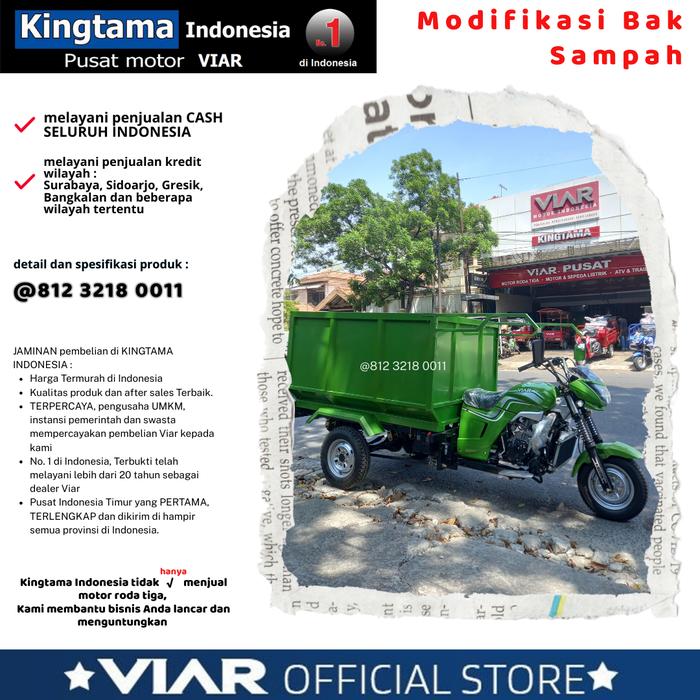 Gambar Motor Roda Tiga VIAR KARYA BAK SAMPAH - PROMO - ORIGINAL - Karya 150Ln dari MOTOR VIAR INDONESIA undefined Tokopedia
