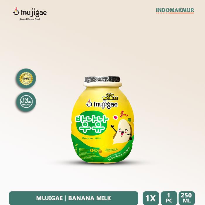 Gambar Mujigae Banana Milk - Susu - ORIGINAL dari INDOMAKMUR. undefined Tokopedia