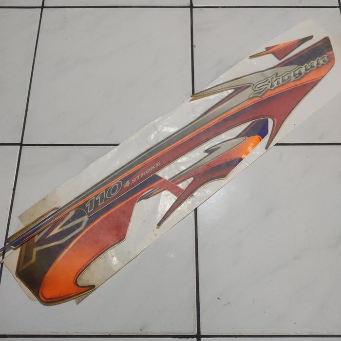 Gambar STRIPING STIKER STICKER SUZUKI SHOGUN 110 KEBO SHOGUN R 110  DI JAMIN KWALITAS BAGUS ORI ORIGINAL - Shogun kebo dari LAPAK DWM undefined 5 Tokopedia