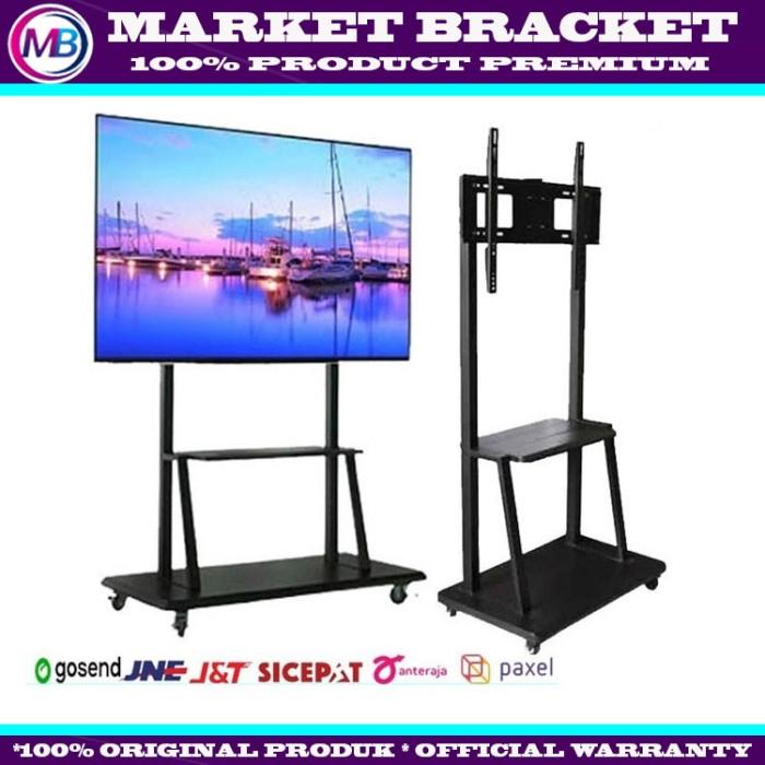 Gambar breket standing tv/bracket tv standing 75 70 65 60 55 50 43 40 32 inch universal - 32-65 INCH dari MARKET BRACKET undefined Tokopedia