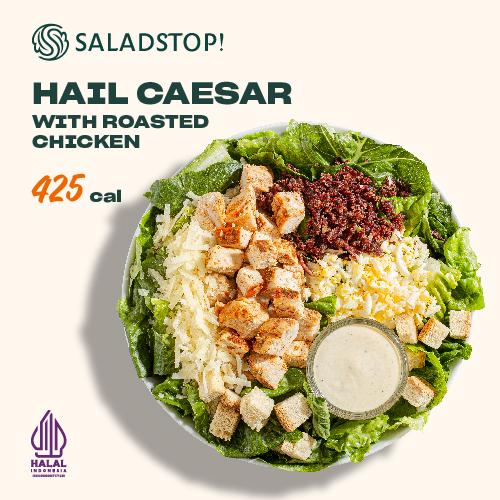 Gambar SaladStop! Healthy Salad : Hail Caesar with Roasted Chicken - Salad Bowl dari SaladStop Salad Stop undefined Tokopedia