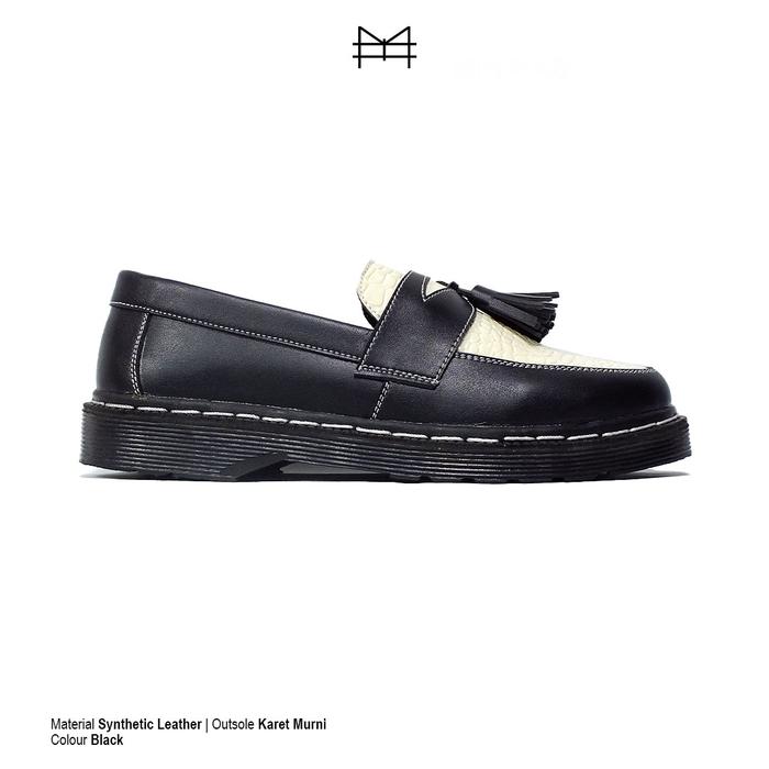 Gambar Alvarisstuff Crocorey BW - Sepatu penny loafers pria slipon docmart - BW JP, 41 dari voyagstuffstore undefined Tokopedia