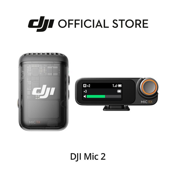 Gambar DJI Mic 2 - High-Quality Audio Recording - 1 TX + 1 RX dari DJI Official Store undefined Tokopedia
