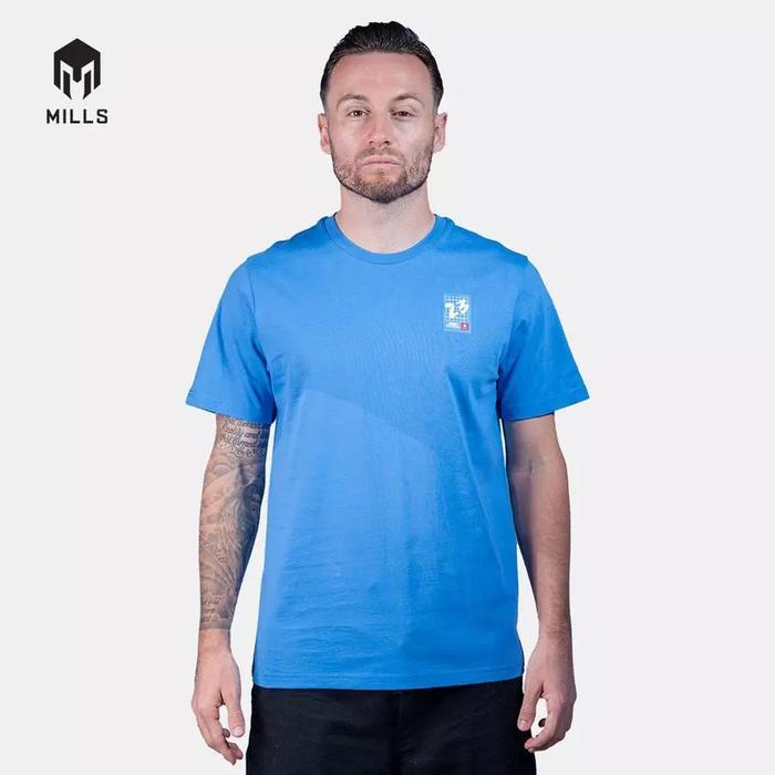 Gambar MILLS Cotton T-Shirt Marc Klok 3.0 Blueprint 00100047 - BLUE, S dari MAKMUR SPORT undefined Tokopedia