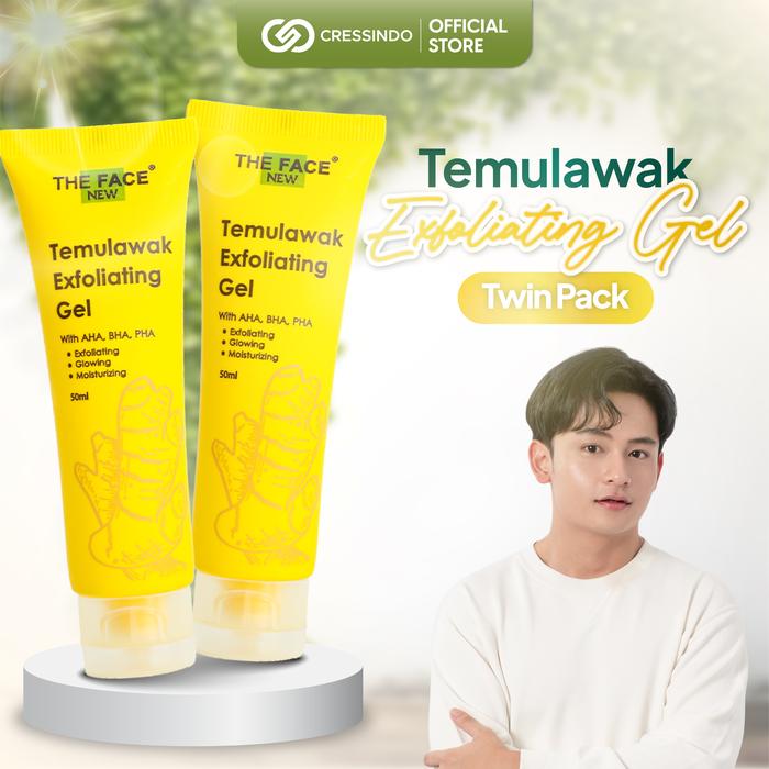 Gambar [BPOM] THE FACE Temulawak Exfoliating Gel 50ml - 2Pcs-Exfo-Tmlwk dari Cressindo undefined Tokopedia