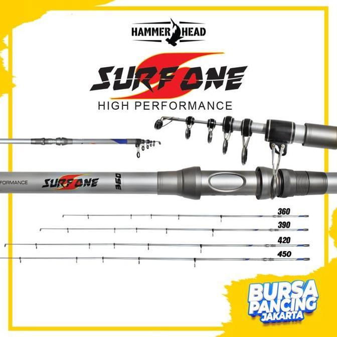 Gambar Ready Hammerhead Joran Spinning Surf One 390Cm - 420Cm Carbon Joran Surf Cocok Mancing Di Pinggiran Bagan Surf Casting Rock Fishing Pancing Laut Termurah - 390cm dari Fish Oblade undefined 5 Tokopedia