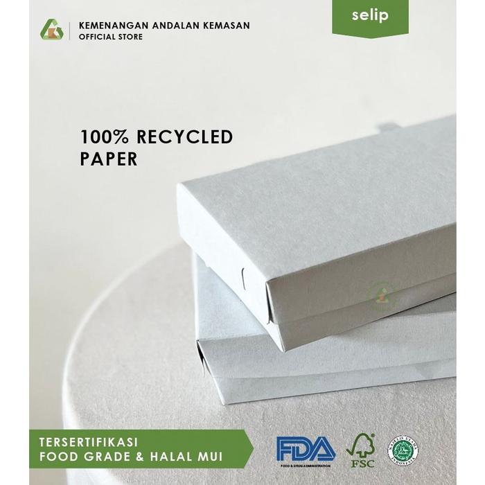 Gambar Lunch Box Duplex, Lunch Box putih, Box Makanan, Kemasan ayam Geprek - 250 GSM NON PE dari Kemenangan Andalan Kemasan undefined Tokopedia