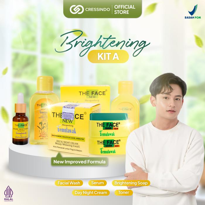 Gambar THE FACE Temulawak Brightening Kit - Varian A dari Cressindo undefined Tokopedia