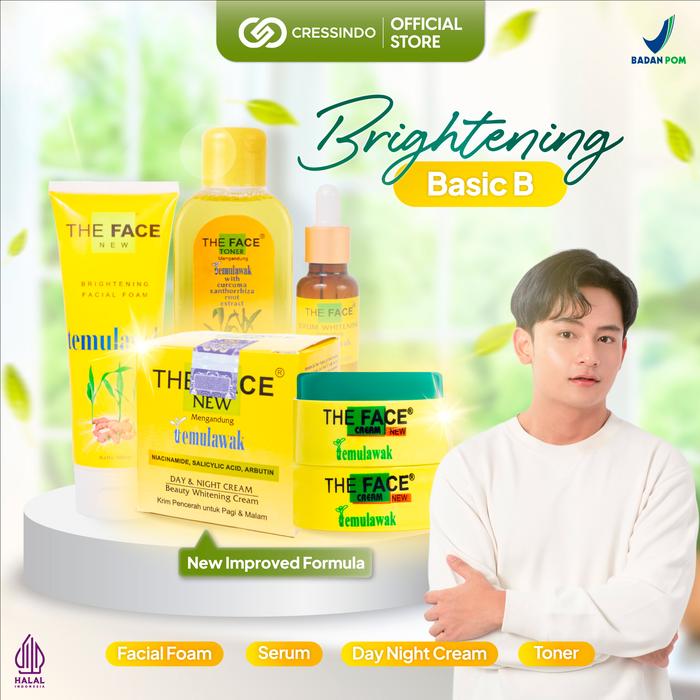 Gambar THE FACE Temulawak Brightening Kit - Basic B dari Cressindo undefined Tokopedia