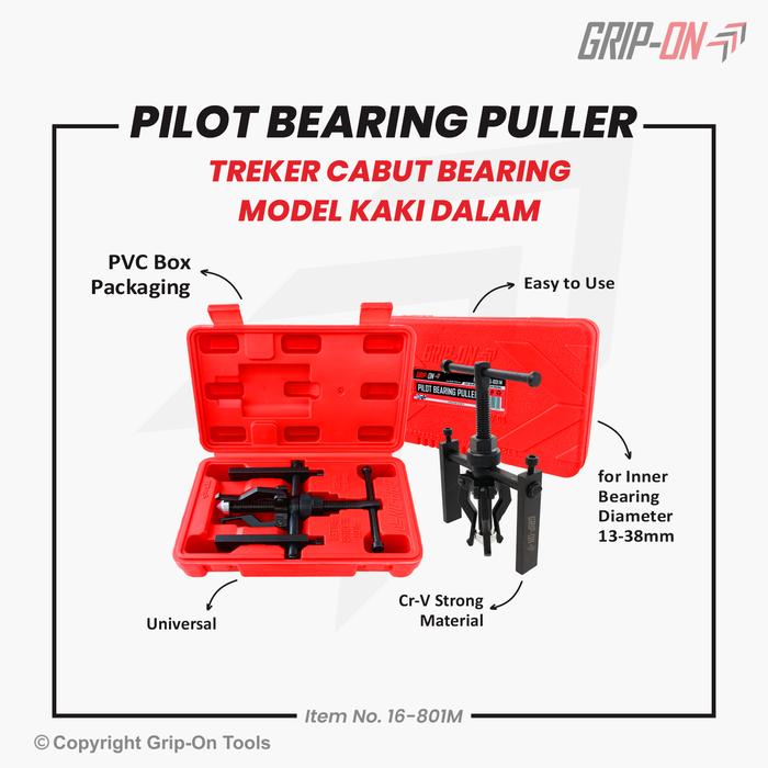Gambar GRIP-ON PILOT BEARING PULLER TREKER ALAT CABUNG BEARING DALAM GRIP ON - Box PVC dari Grip On Tools Flagship undefined Tokopedia