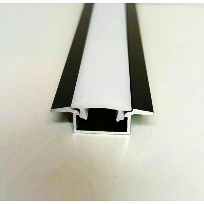 Gambar Cover LED Strip Aluminium PREMIUM / Rumah Lampu LED Strip / Premium Cover LED Strip - Hitam Black dari BEJO FURNITURE FITTINGS undefined Tokopedia