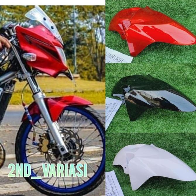 Gambar SPAKBOR DEPAN VARIASI NINJA R 150 - Hitam, Sesuai foto dari Jordy Motor Jkt undefined Tokopedia