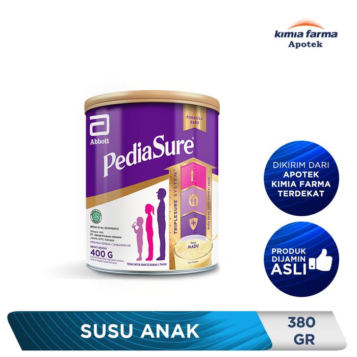 Gambar PEDIASURE TRIPLESURE MADU 400 GR / SUSU ANAK / KIMIA FARMA dari Kimia Farma Apotek Official undefined Tokopedia