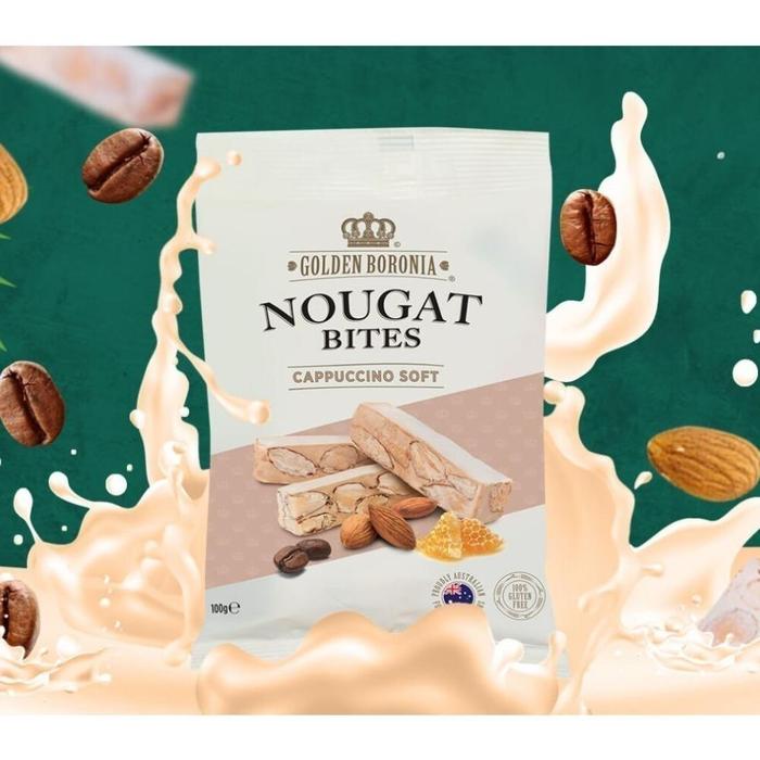 Gambar Ready Siap Kirim!! Golden Boronia Almond Nougat 100gram Asal Australia - Cappuccino Soft dari CryztalGlow undefined Tokopedia