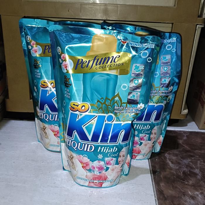 Gambar Soklin liquid Hijab cool detergen cair konsentrat 700ml dari zenobiashopmarket undefined Tokopedia
