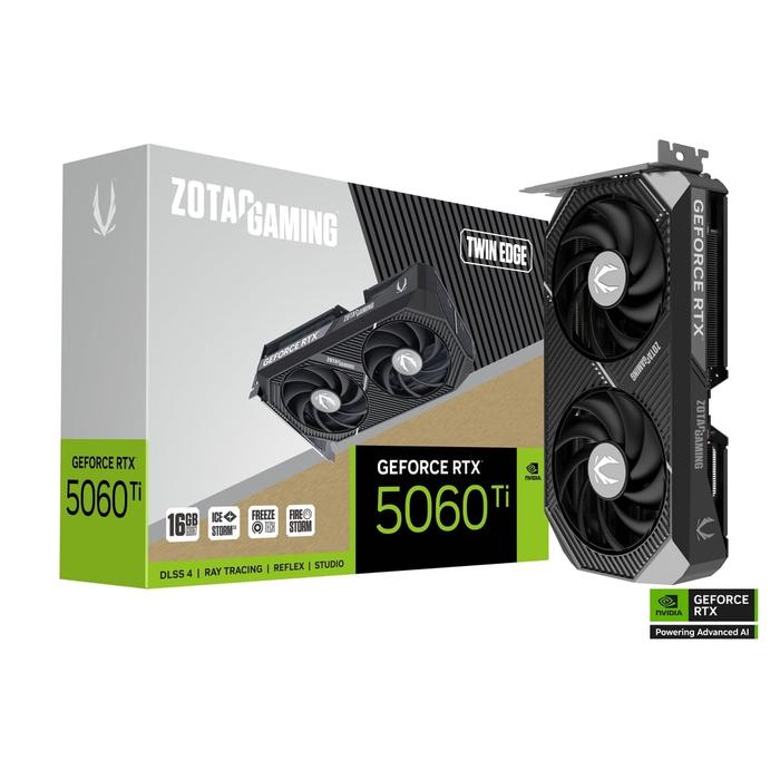 Promo ZOTAC GAMING GeForce RTX 5060Ti 16GB Twin Edge OC VGA