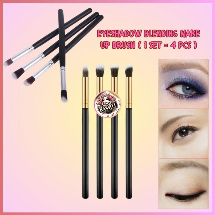 Gambar EYESHADOW BLENDING MAKEUP BRUSH ( 1 SET = 4 PCS ) dari RaWill Shop undefined Tokopedia