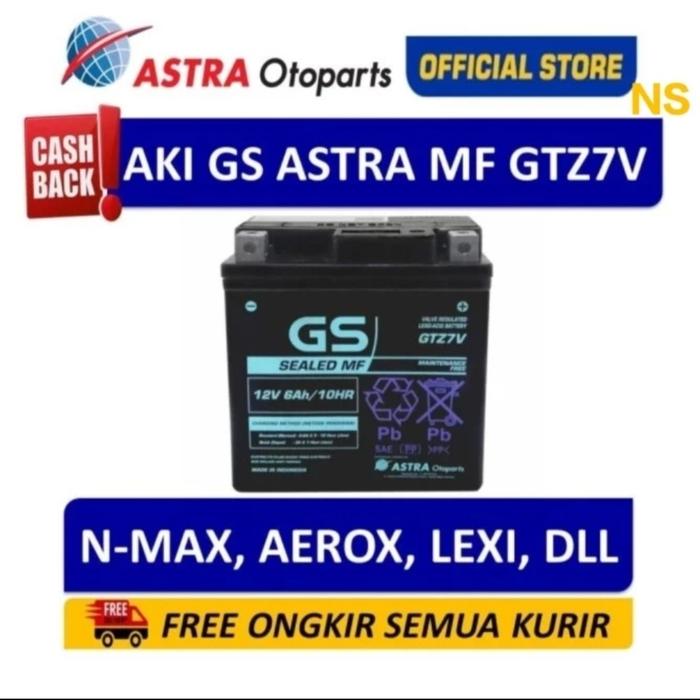 Gambar AKI MOTOR YAMAHA NMAX AEROX YUASA YTZ7V ACCU AKI KERING YTZ7 V-DRY dari NARONI SHOP undefined Tokopedia