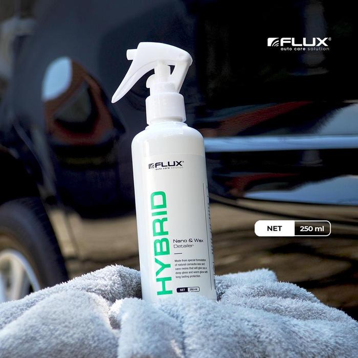 Gambar FLUX HYBRID NANO CERAMIC SPRAY WAX PENGKILAP MOBIL DAN MOTOR TERBAIK - PERFECT UNTUK MAINTENANCE DAN PERAWATAN COATING MOBIL DAN MOTOR - 250ML dari merawat kendaraan undefined Tokopedia