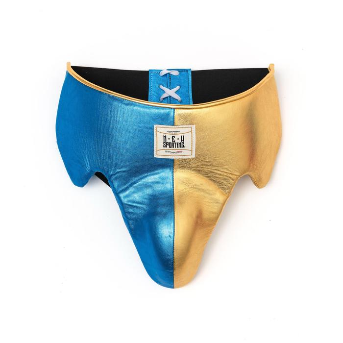 Gambar New Sporting Boxing Groin Guard  Made in mexico / Groin guard Tinju - Blue Gold, M dari Jakarta Boxing INA undefined Tokopedia