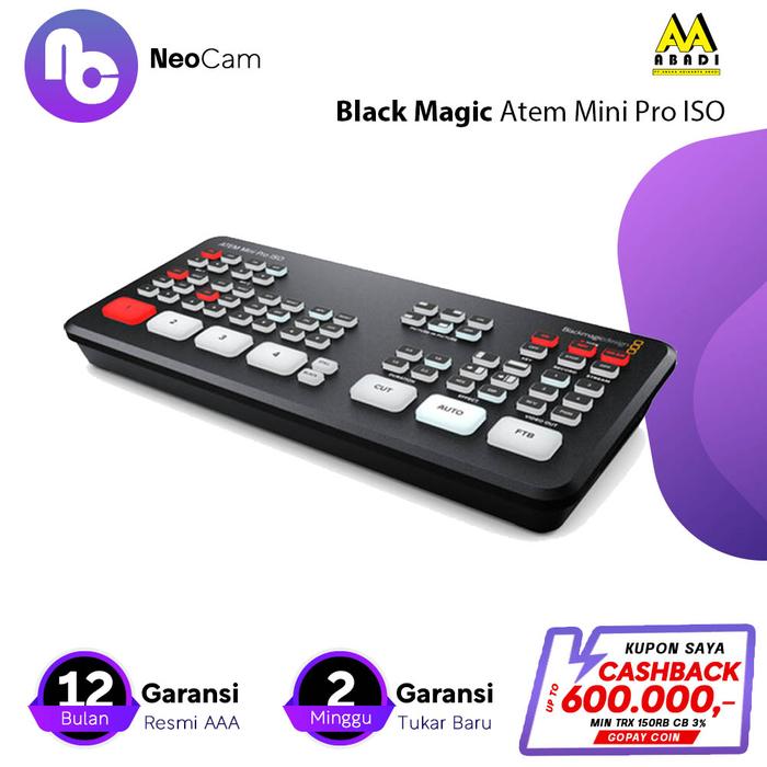 Mini Pro Iso Gopro Atem Mini Jual Blackmagic Design ATEM Mini Pro