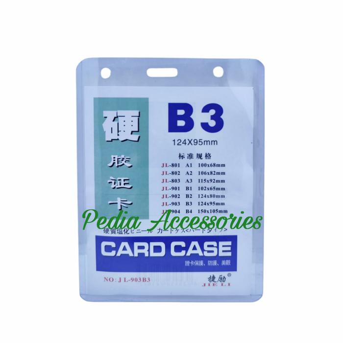 Gambar Plastik ID Card | Card case B1, B2, B3,B4 | Plastik Panitia PER 50 PCS - B3 dari Pedia Accessories undefined Tokopedia