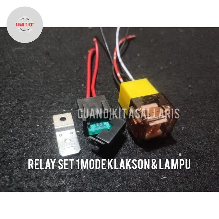 Gambar PAKET RELAY SET 2 MODE JALUR LAMPU TEMBAK D2 LASER BILED AES FOGLAMP PROJIE SOKET RILEY 4 KAKI 12V 80A MOTOR MOBIL - 1 Mode Kuning dari CUAN DIKIT ASAL LARIS undefined Tokopedia