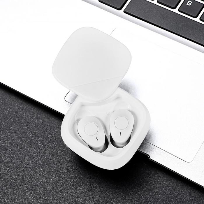 Gambar MINISO TWS Headset Bluetooth Earphone Wireless Headphone Noise Cancelling Stereo Screw Cap Hadiah Kado - WHITE dari Aurora BlissT undefined Tokopedia