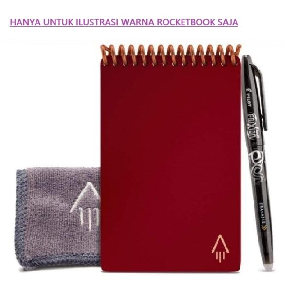 Gambar Rocketbook Core Everlast Reusable Smart Notebook - Mini 3.5"x5.5" - Maroon dari All Goods Hype undefined Tokopedia