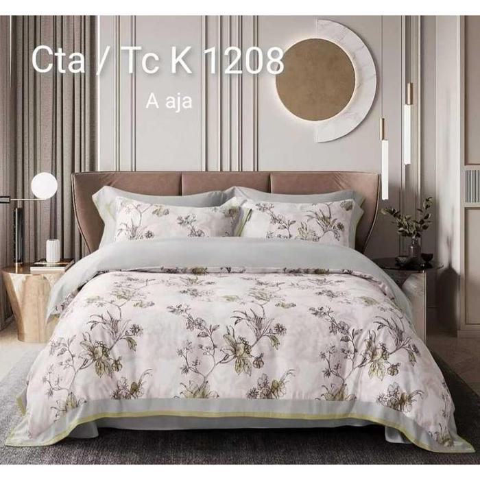 Gambar (gha) Sprei Set Tencel Sutra Organik 100s UK 160x200 180x200 200x200 - 160 x 200, T 40 dari ghaoaknw undefined Tokopedia