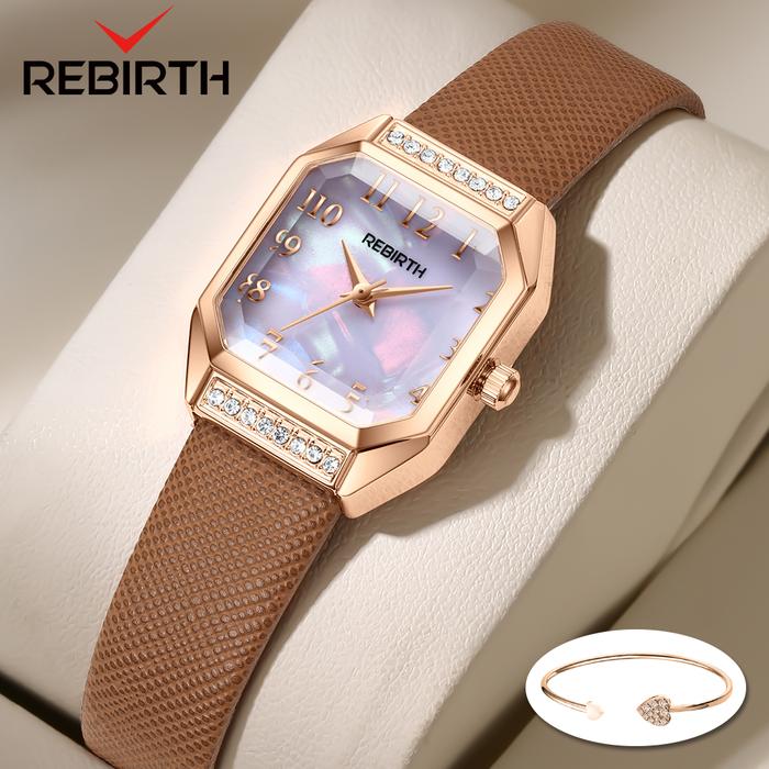 Jual REBIRTH Jam Tangan Wanita Korea Fashion Original Tali Kulit