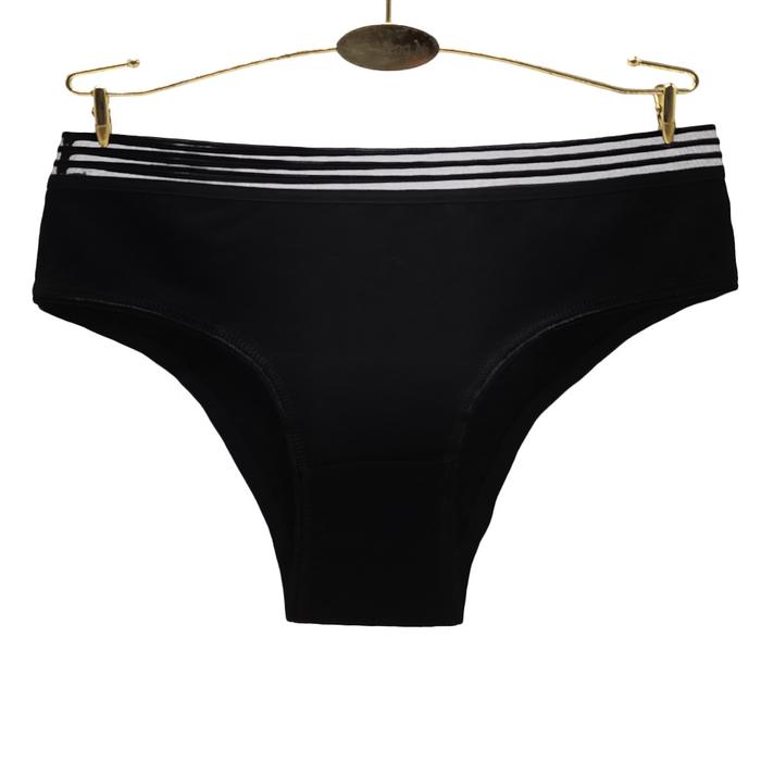 Gambar CD wanita 89513 IV2 -  celana dalam wanita brief bahan katun - Hitam, M dari Ella'secret undefined Tokopedia