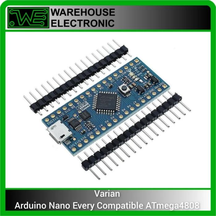 Gambar Arduino Nano Every with headers Made in Italy - ORIGINAL Arduino.cc - ATmega4808 dari WE - Warehouse Electronic undefined Tokopedia