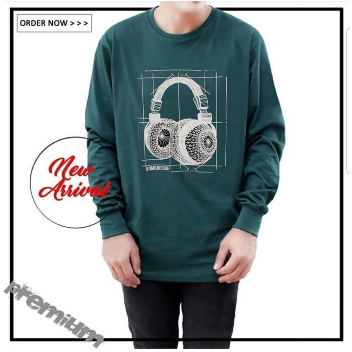 Gambar Kaos Lengan Panjang Jumbo | Koas Distro Pria Wanita | Kaos Tebal 24S - Motif 01, XXL dari HMC Tour & Travel undefined Tokopedia