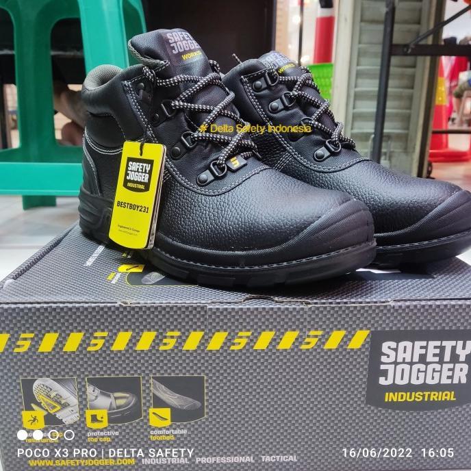 Gambar Promo / Terlaris Sepatu Safety Jogger Bestboy S3 Original | Safety Shoes Pria Terbaik - 38 dari Bellvania Store-1 undefined Tokopedia