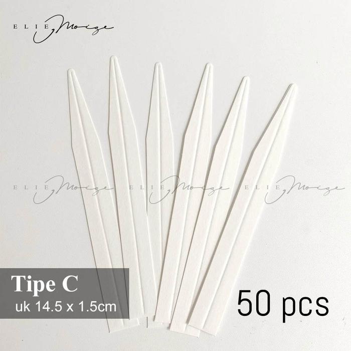 Gambar Smelling Strip parfum / kertas parfum paper test polos / fragrance blotter - C-50pcs Premium dari Elie Moise Official undefined Tokopedia